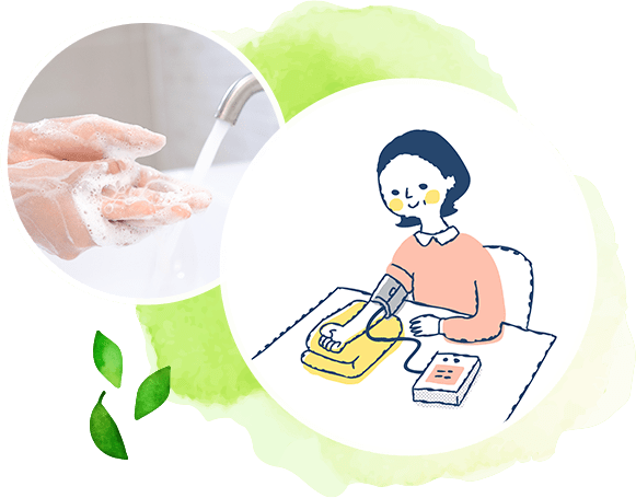 手洗い・うがい・健康チェック